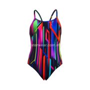 FUNKITA Girls Diamond Back One-Piece Swimsuit - Baby Beamer